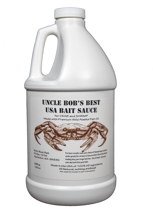 Uncle Bob's Best USA Bait Sauce 64oz