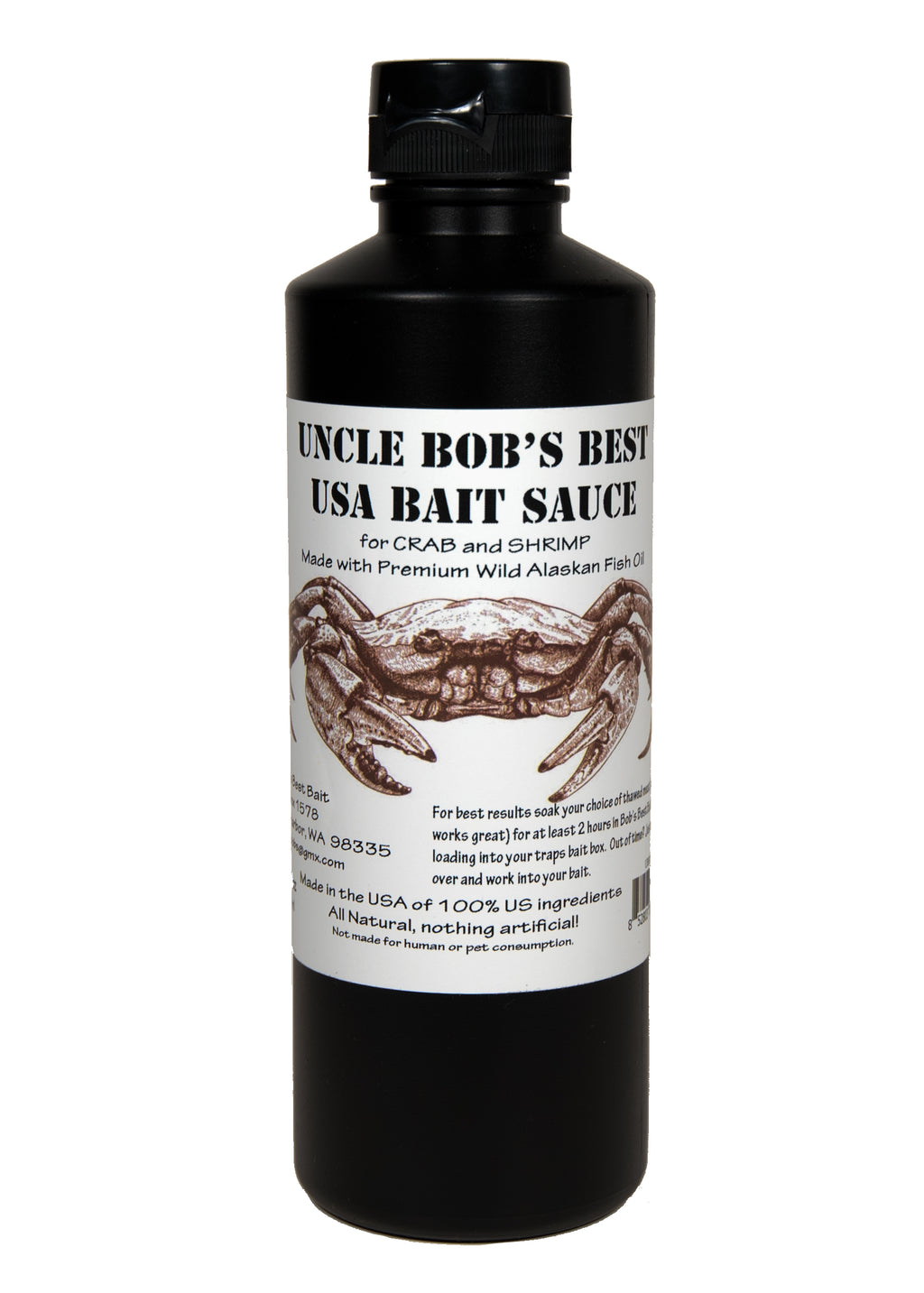 Uncle Bob's Best USA Bait Sauce 16oz